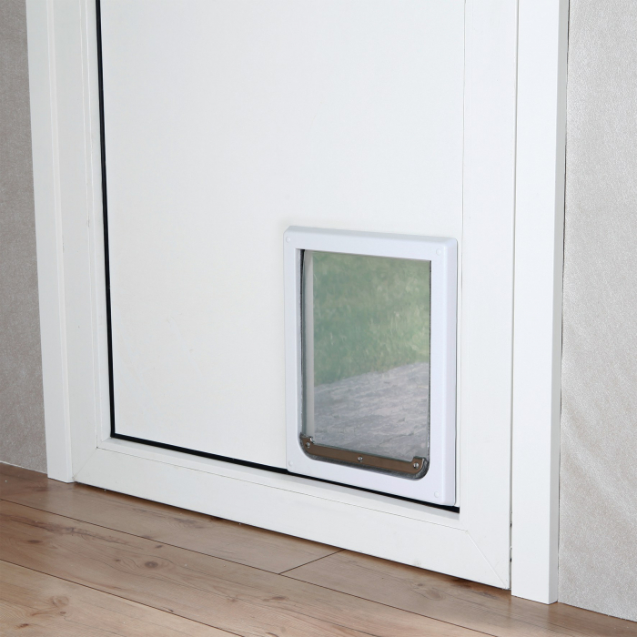 Usa Batanta Pentru Caini, 2-Way, S-M: 30x36 cm, Alb, 3878 [2]