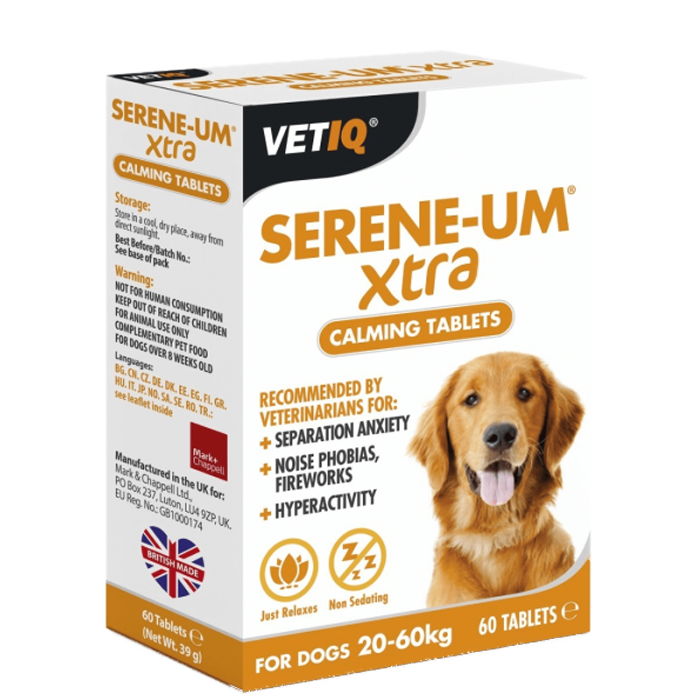 Vetiq Serene - Um Xtra 60 Tablete Suplimente pentru calmare caini si pisici [2]