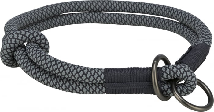 Zgarda Coardă Soft, S 35 cm / 6 mm, Negru / Gri - 1984401 [1]
