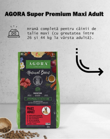AGORA Super Premium Maxi Adult hrana uscata caini-3 kg [1]