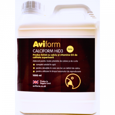 Aviform Calciform HiD3 Supliment pentru papagali 1000 ml [1]