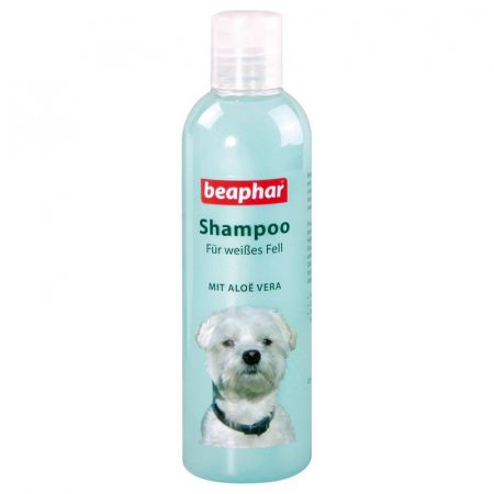 Beaphar Sampon blană albă cu aloe vera pentru câini 250ml [1]
