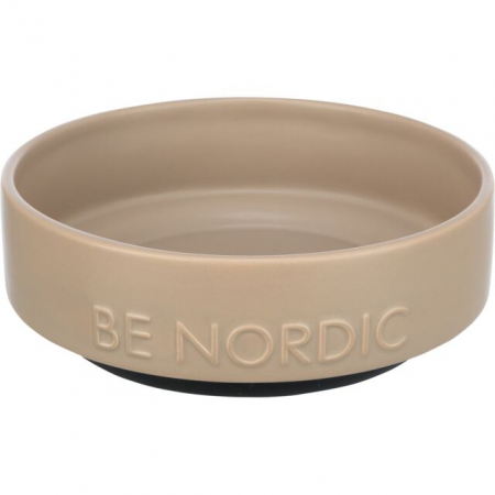 Pisici - Bol Ceramic Be Nordic, 0.5 l / 16 cm, Taupe