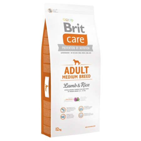 Brit Care, Adult, Medium Breed, Miel si Orez, 3kg Hrana uscata pentru caini [1]
