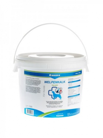 Suplimente nutritive - Canina Welpenkalk pudra supliment nutritiv de Calciu și Fosfor catei 3.000 g