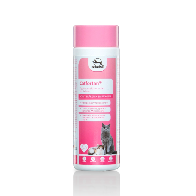 Suplimente nutritive si recompense - CATFORTAN – Multivitamine pentru pisici cu taurină, vitamine și aminoacizi,300g