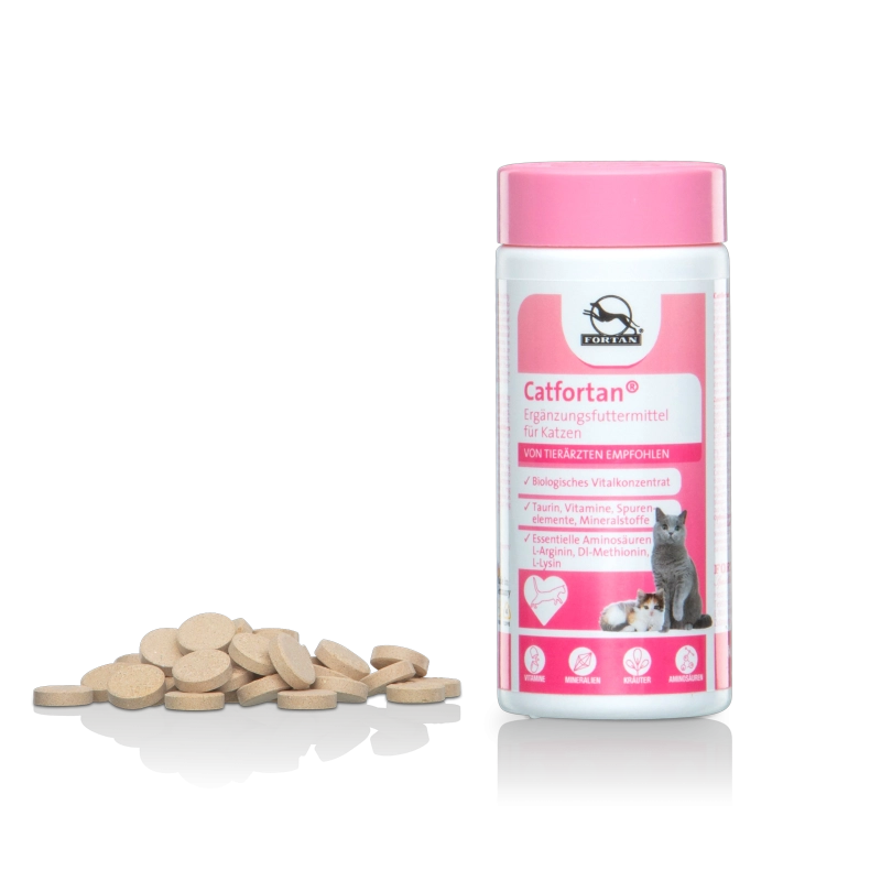 CATFORTAN – Multivitamine pentru pisici cu taurină, vitamine și aminoacizi,90g [1]