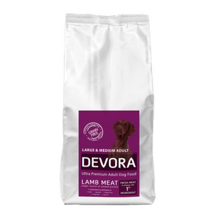 Hrana uscata - Devora Grain Free Adult Large & Medium cu miel 7.5 kg Hrana uscata pentru caini