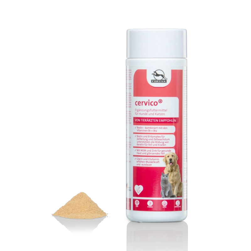 FORTAN Cervico pentru câini și pisici – Biotină, vitamine B și zinc pentru hrănire zilnica,300g [1]