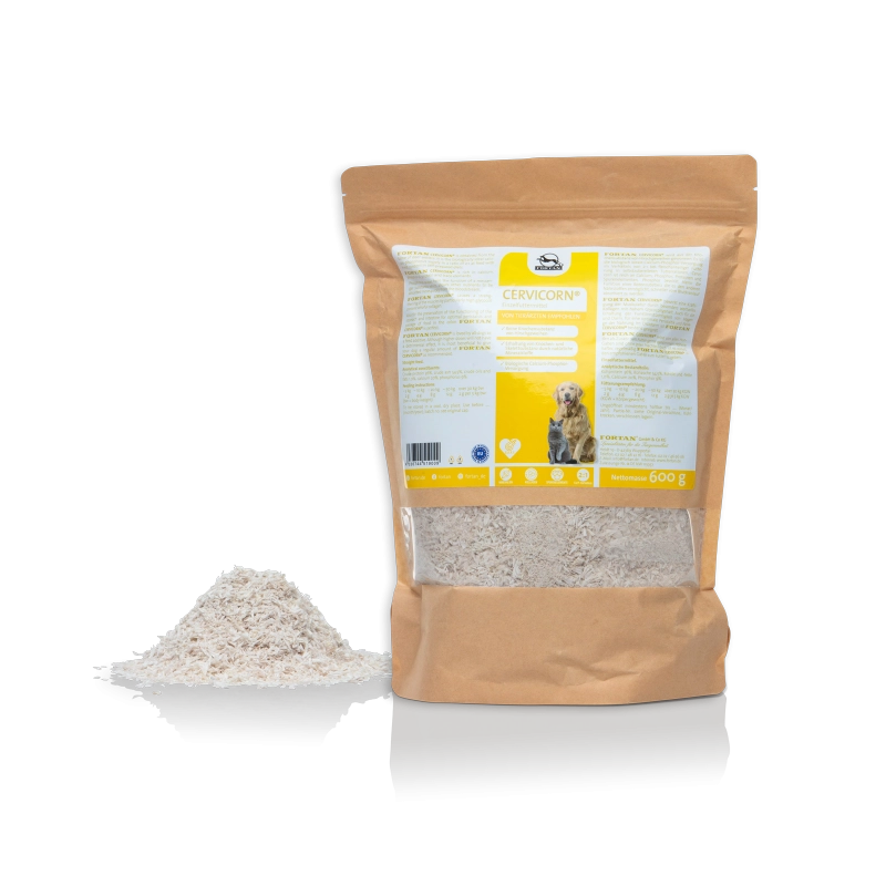 FORTAN CERVICORN – Corn natural de cerb pentru câini ca supliment de calciu, 600g [1]