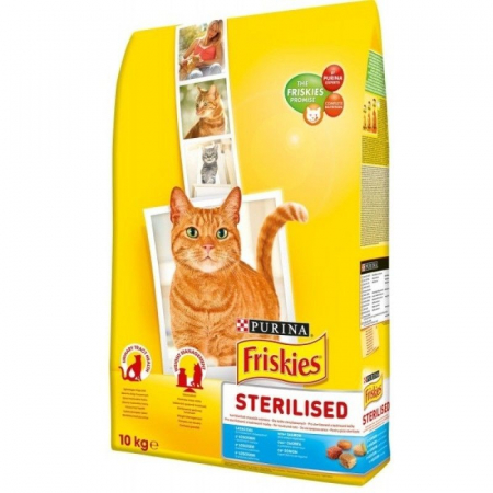 Pisici - Purina Hrana Uscata Pentru Pisici, Friskies Steril, 10 kg