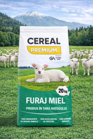 Ovine - Furaj creștere pentru miei 20kg – Cereal Premium, creștere sănătoasă și echilibrată