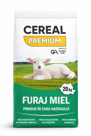 Animale si pasari de ferma - Furaj starter pentru miei 20kg – Cereal Premium, creștere sănătoasă și echilibrată