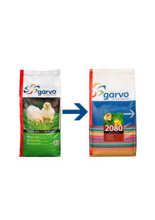Pasari de curte - Garvo 1080, Alfamix Chicks Premium-12.5 kg- hrana pentru puii de gaina