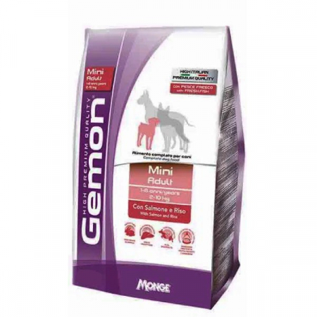 Gemon Mini Adult-20kg,hrana uscata caini mini adulti cu somon si orez [1]