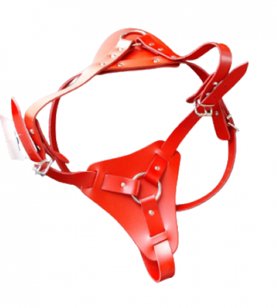 Ham L7 Piele - Forta 74-92 cm/25 mm Rosu [1]