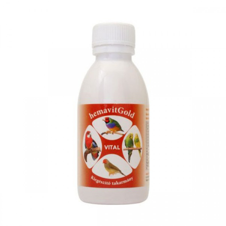 Hemavit Gold Vital 125ml Supliment nutritiv pentru pasari exotice [1]