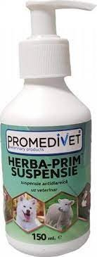 Herba-Prim 150 ml Suspensie antidiareica pe baza de plante pentru animale [1]