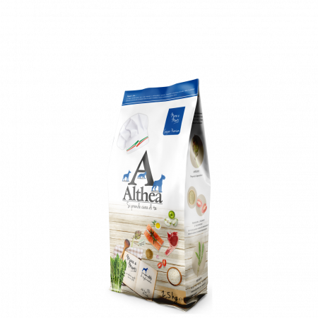 Hrana completa maintenance pentru caini, cu carne de vita, miel, pui si somon, Althea Mare e Monti-2kg [1]