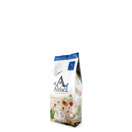 Hrana completa maintenance pentru caini, cu carne de vita, miel, pui si somon, Althea Mare e Monti mini-2 kg [1]