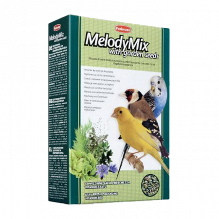 Hrana superioara pentru pasari granivore, Melody Mix , Padovan , 300g [1]