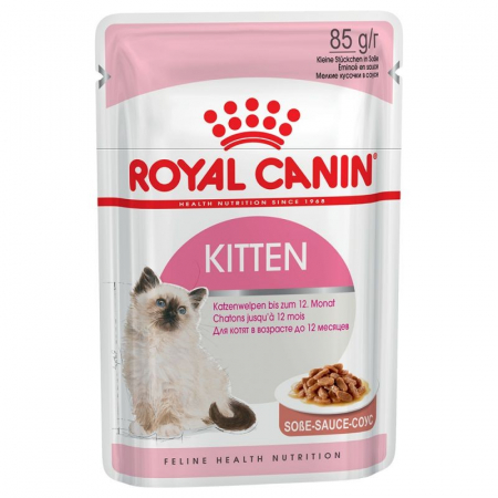 Hrană umedă pisici junior Kitten Instinctive în sos Royal Canin 12X85g [2]