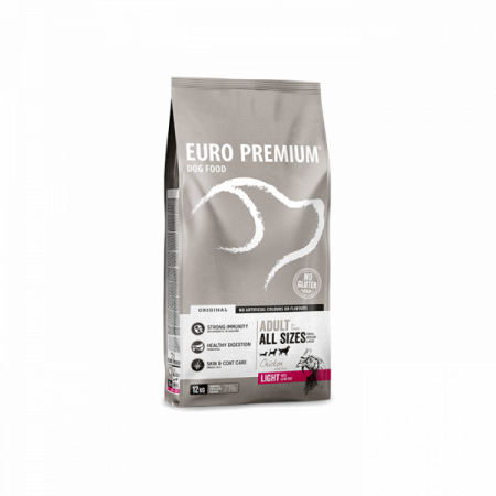 Hrana uscata caini, Euro Premium Small / Medium / Large Adult Light-12kg [1]