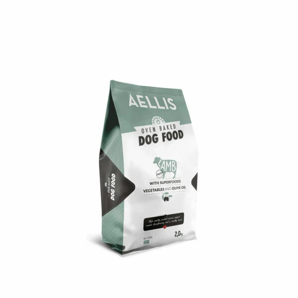 Hrana uscata - Hrana uscată pentru câini coaptă în cuptor, cu miel, Aellis Owen Baked Lamb - 2kg