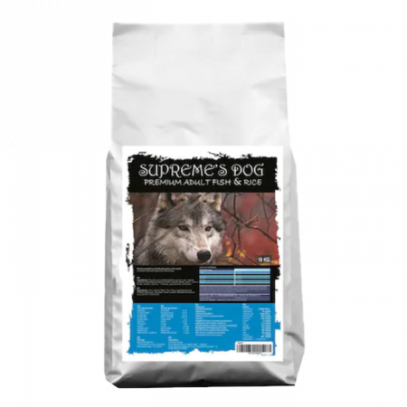 Hrana uscata pentru caini Supreme's Dog Premium, Somon si Orez, talie mica, 10 Kg [1]