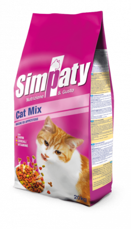 Hrana uscata - Hrana uscata premium pentru pisici adulte, Simpaty Cat Mix-20 kg