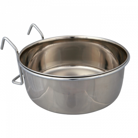 Hranitor-Adapator Inox Pasari de colivie 600ml [1]