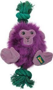 Accesorii caini - Jucarie pentru Caini Big Foot Monkey pentru Curatarea Dintilor-31 cm