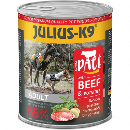 Julius K9 Pate Hrana umeda caini adulti ficat, vita si cartofi 400 g [1]