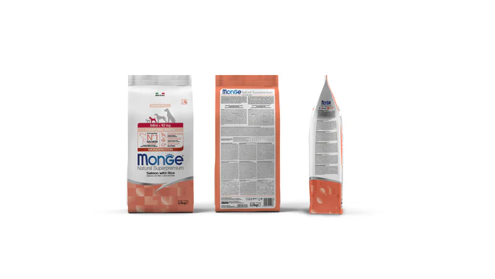 Monge Mini Junior & Puppy Somon 2,5 kg – Hrană Superpremium pentru Câini de Talie Mică [2]