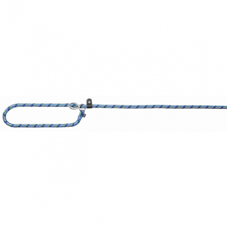 Accesorii caini - Lesa Coarda Strangulanta, Reglabila, L-XL: 1.7 m / 13 mm, Albastru/Verde