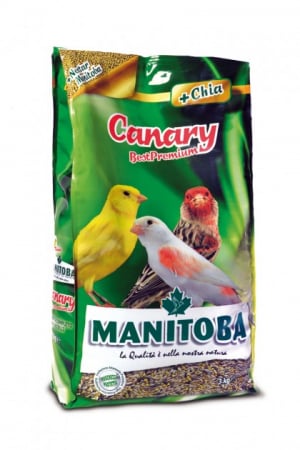 Hrana uscata - Manitoba canary cu chia-3kg hrana premium canari