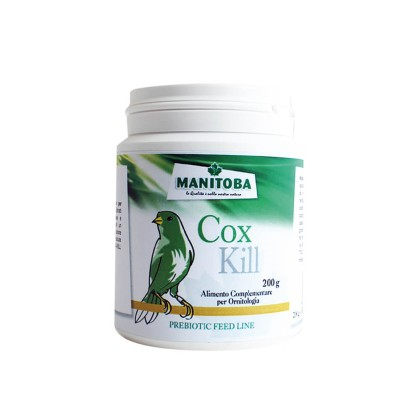 Suplimente nutritive - Manitoba Cox Kill- 200 g, supliment natural pentru pasari de colivie anti-coccidioza