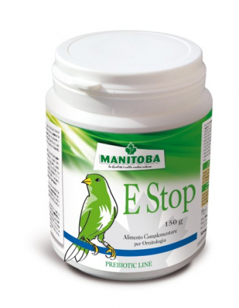 Manitoba E-Stop-150g,supliment alimentar prebiotic, pentru pasari