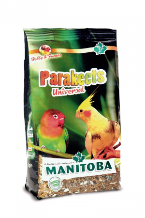 Manitoba Parakeets Universal-3kg, hrana completa pentru papagali mici [1]