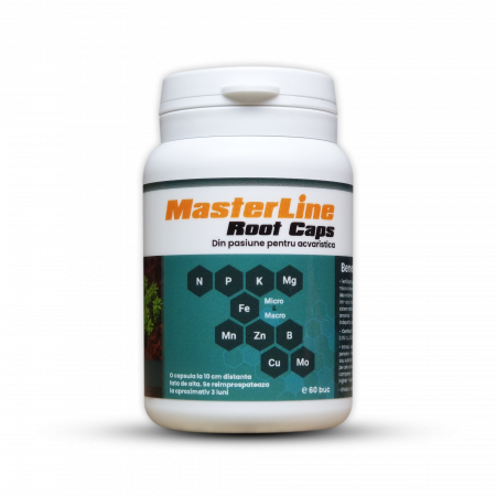 Pesti - MasterLine Root Caps – 60 Capsule pentru Plante de Acvariu