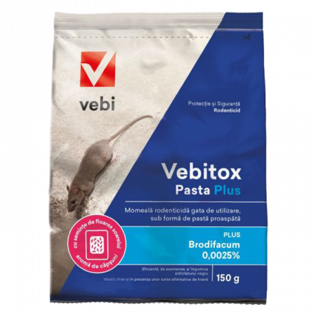 Momeala raticida tip pasta Vebitox Pasta Plus (150 g), Vebi [1]