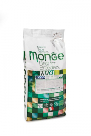 Hrana uscata - Monge Hrana Superpremium Caini Maxi Junior&Puppy cu Pui 15 kg