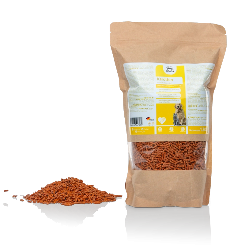 Morcovi pelete FORTAN 1.2kg – Supliment nutritiv natural pentru câini [1]