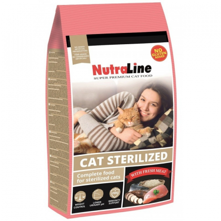 Nutraline Cat Sterilized-1,5 kg, hrana uscata pentru pisici [1]