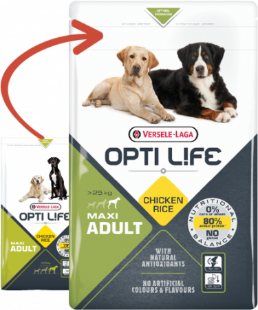 Opti Life Adult Maxi - Hrana uscată pentru câini-12,5 kg