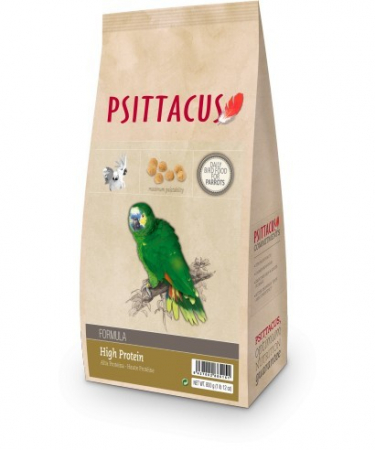 Psittacus High Protein hrana premium pelete papagali mari-800g [1]