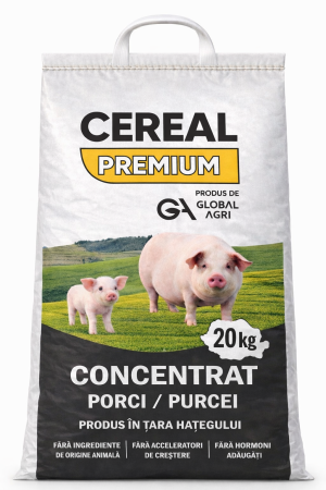 Porcine - Concentrat pentru porci și purcei 20kg – Cereal Premium, creștere rapidă și sănătoasă