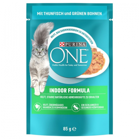 Purina One Indoor Formula 85 g Hrana umeda plic pisici [2]
