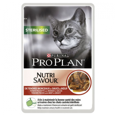 PURINA PRO PLAN Nutrisavour Sterilised 85 g Hrana umeda plic pisici [2]