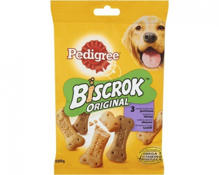 Recompense pentru caini, Pedigree Biscrok, Pui - 200 g [1]